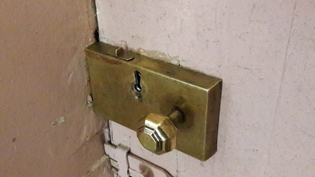 Edwardian Brass Lock