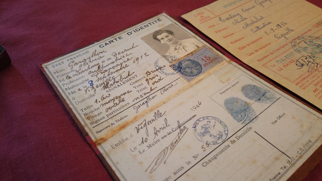 An Old French ID Card